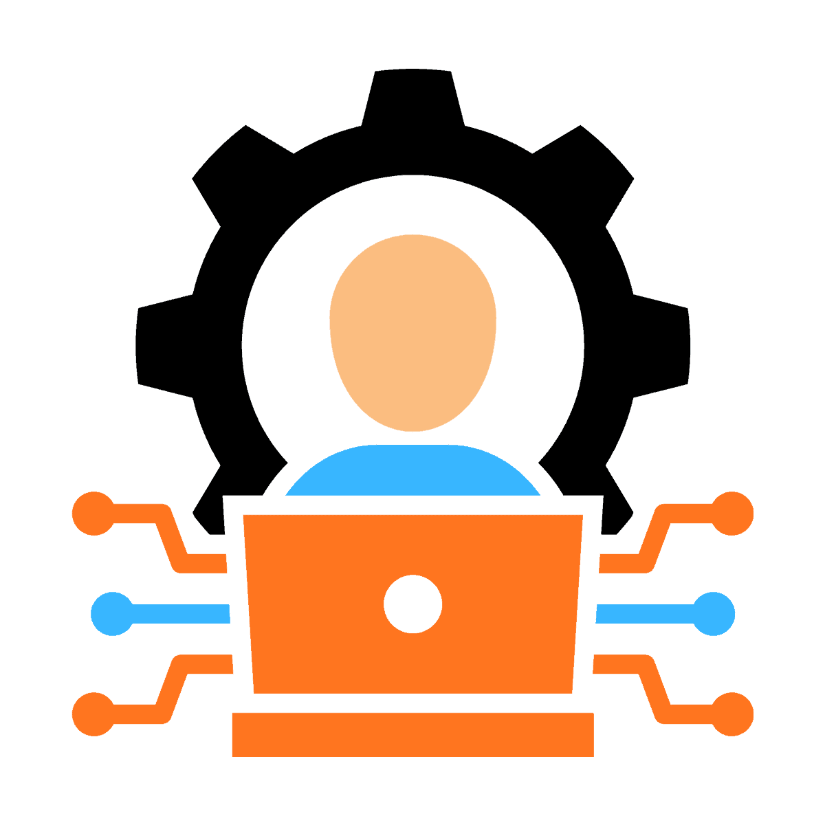 System administration and infrastructure conceptual icon.