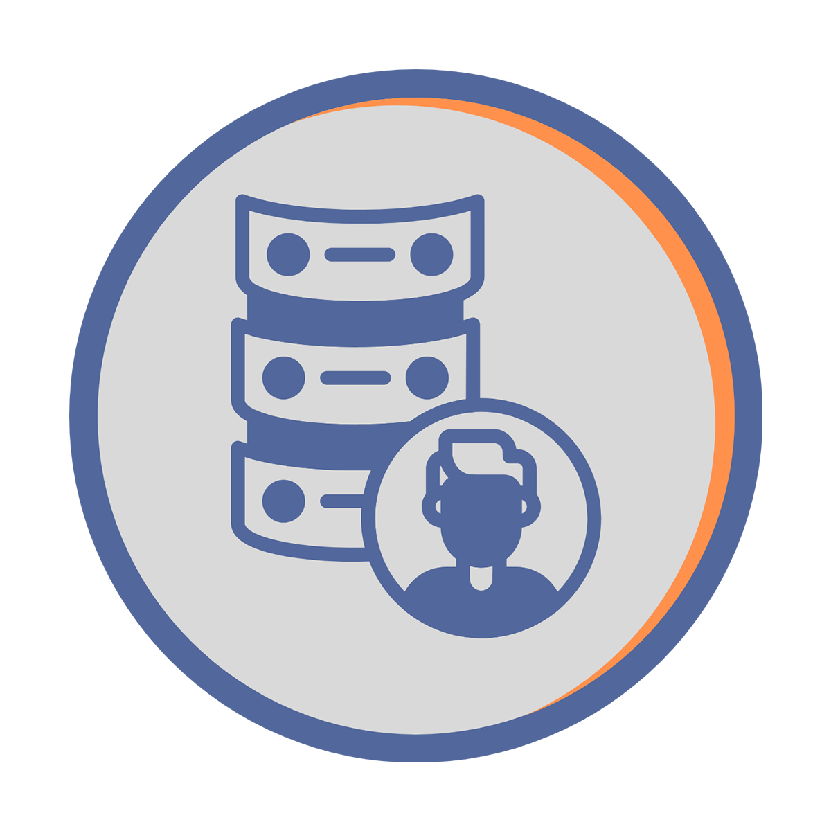 Conceptual icon for Database Administration in enterprise technology content.